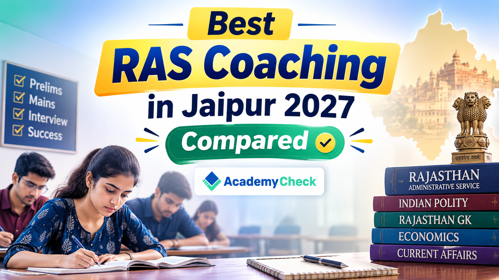 Top 5 RAS Coaching in Jaipur 2027 According to Fees – Complete Comparison